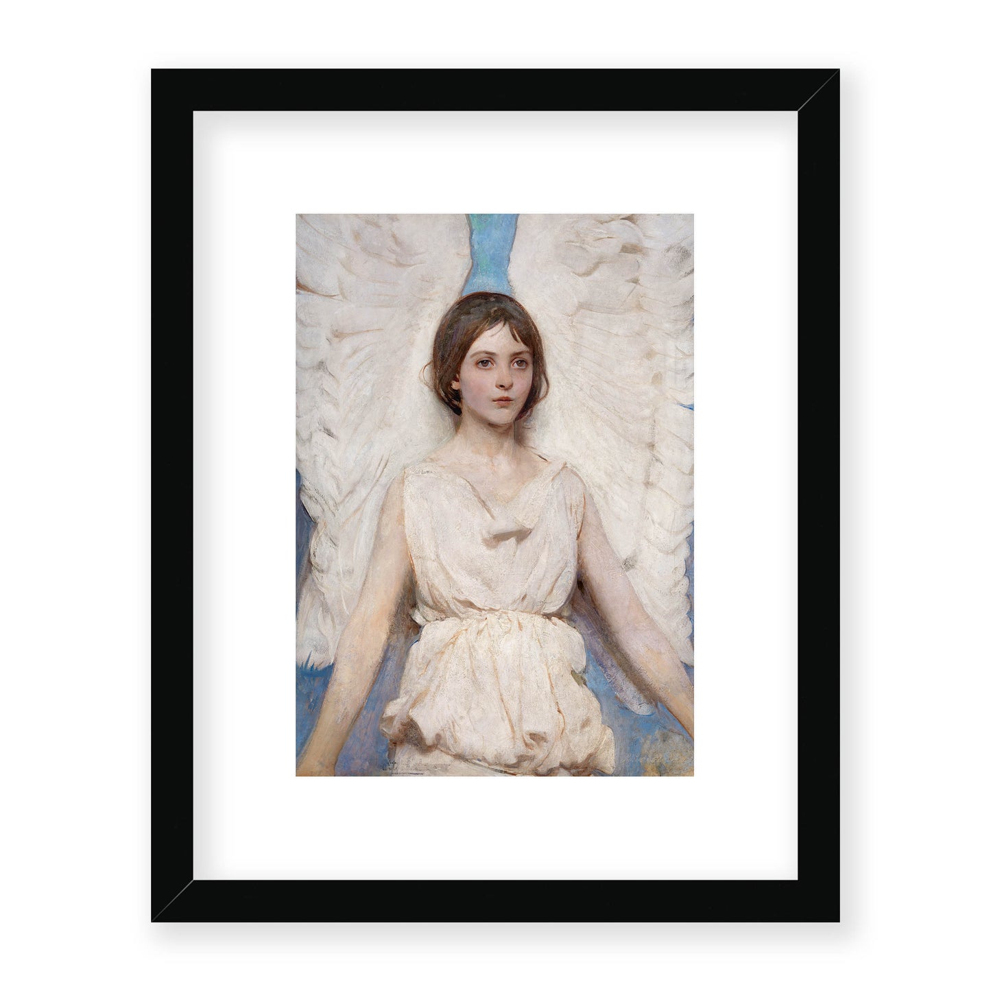 Abbott Handerson Thayer - Angel. Black Famed and Mounted Print