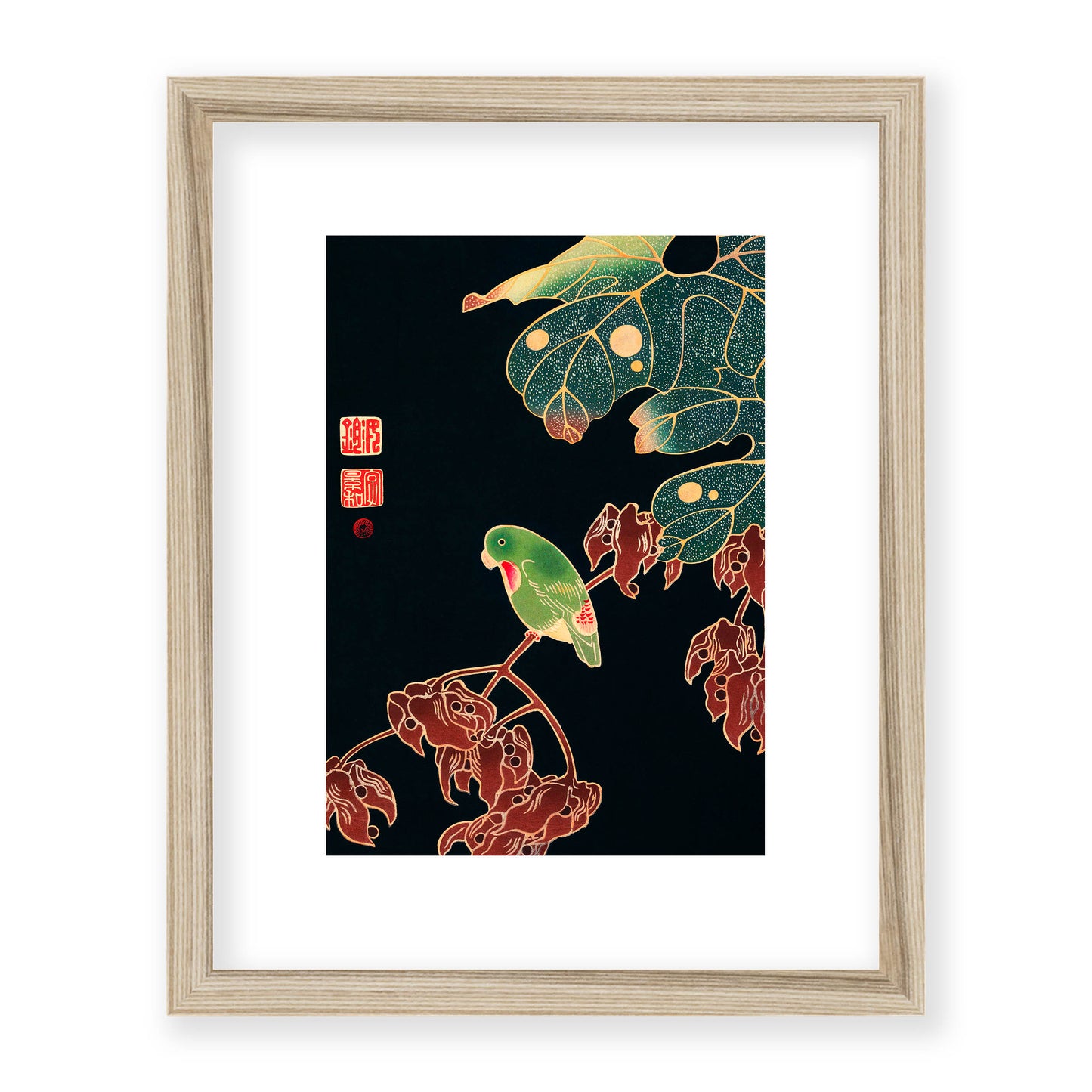 Ito Jakuchu - The Paroquet