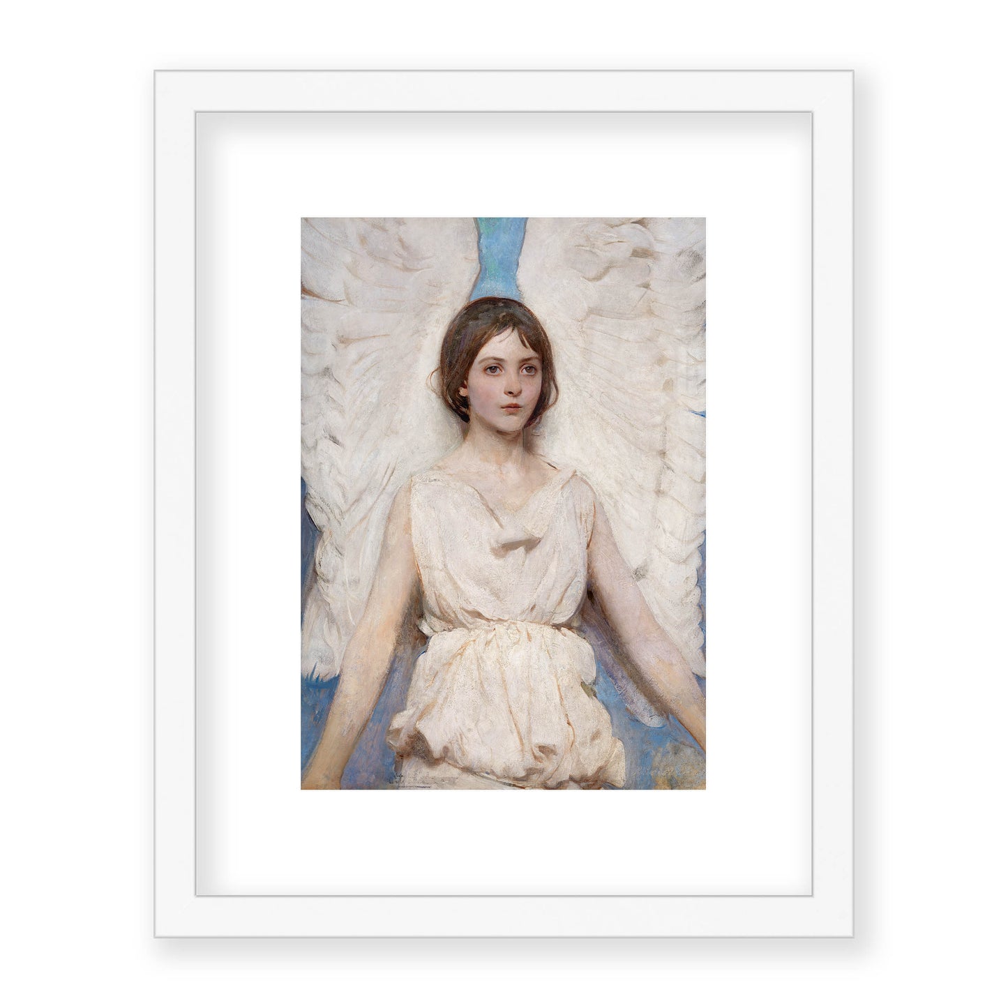 Abbott Handerson Thayer - Angel. White Famed and Mounted Print