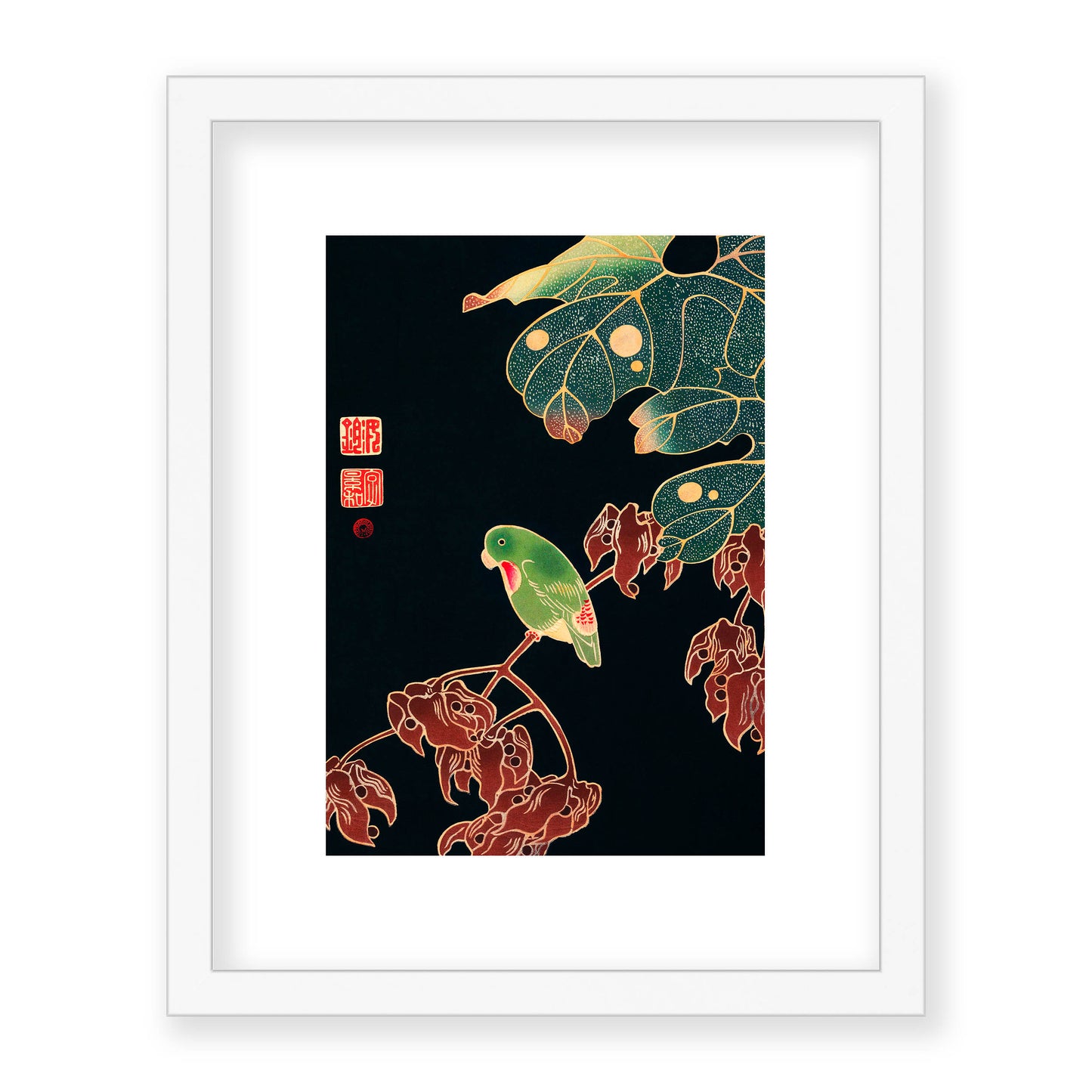 Ito Jakuchu - The Paroquet
