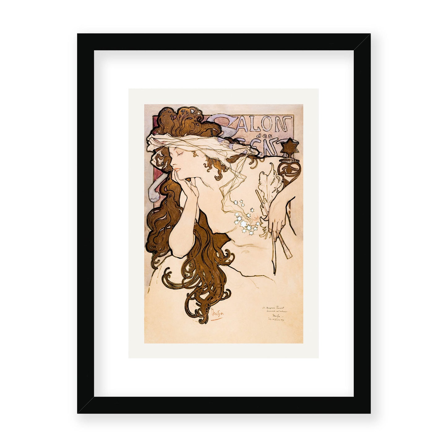 Alphonse Maria Mucha - Salon des Cent poster