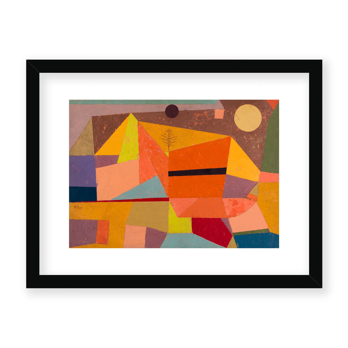 Paul Klee - Joyful Mountain Landscape