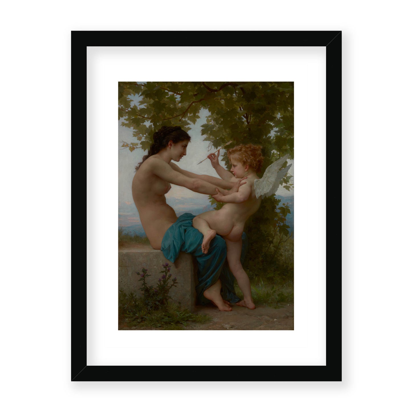 William-Adolphe Bouguereau - A Young Girl Defending Herself against Love