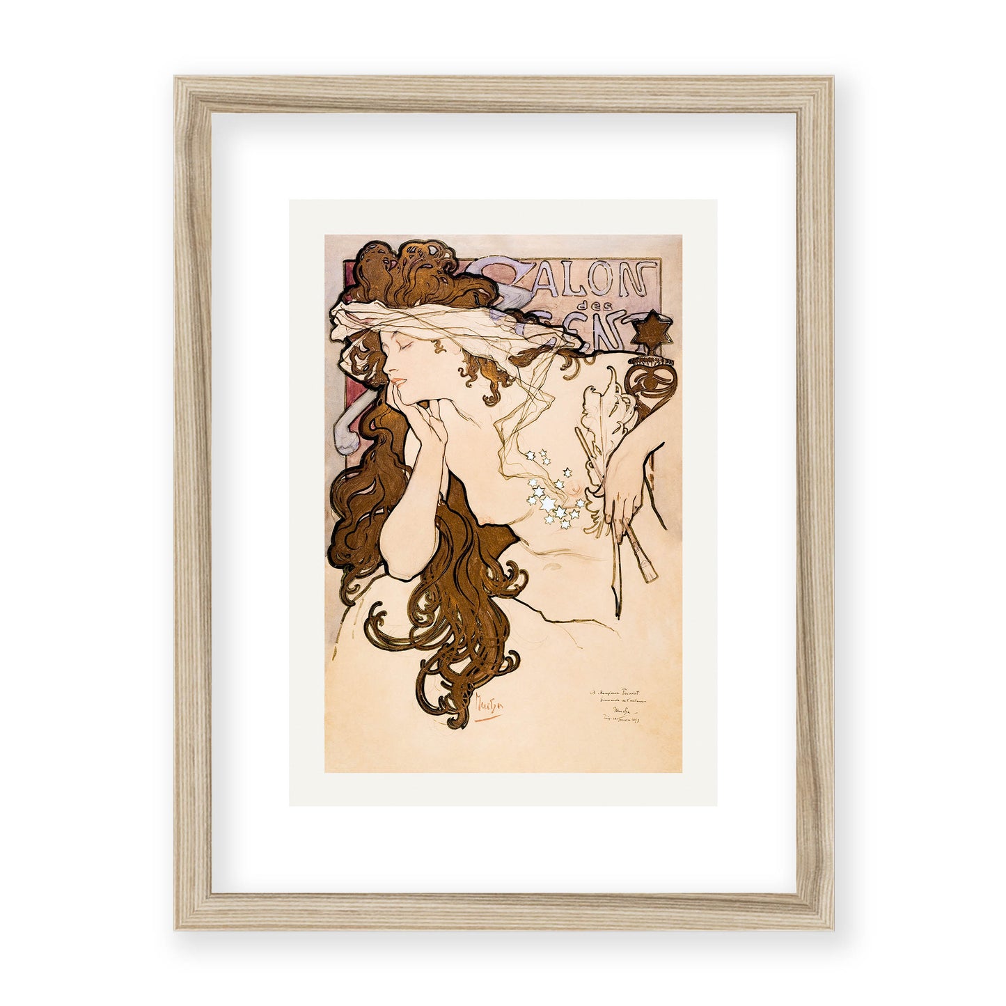 Alphonse Maria Mucha - Salon des Cent poster