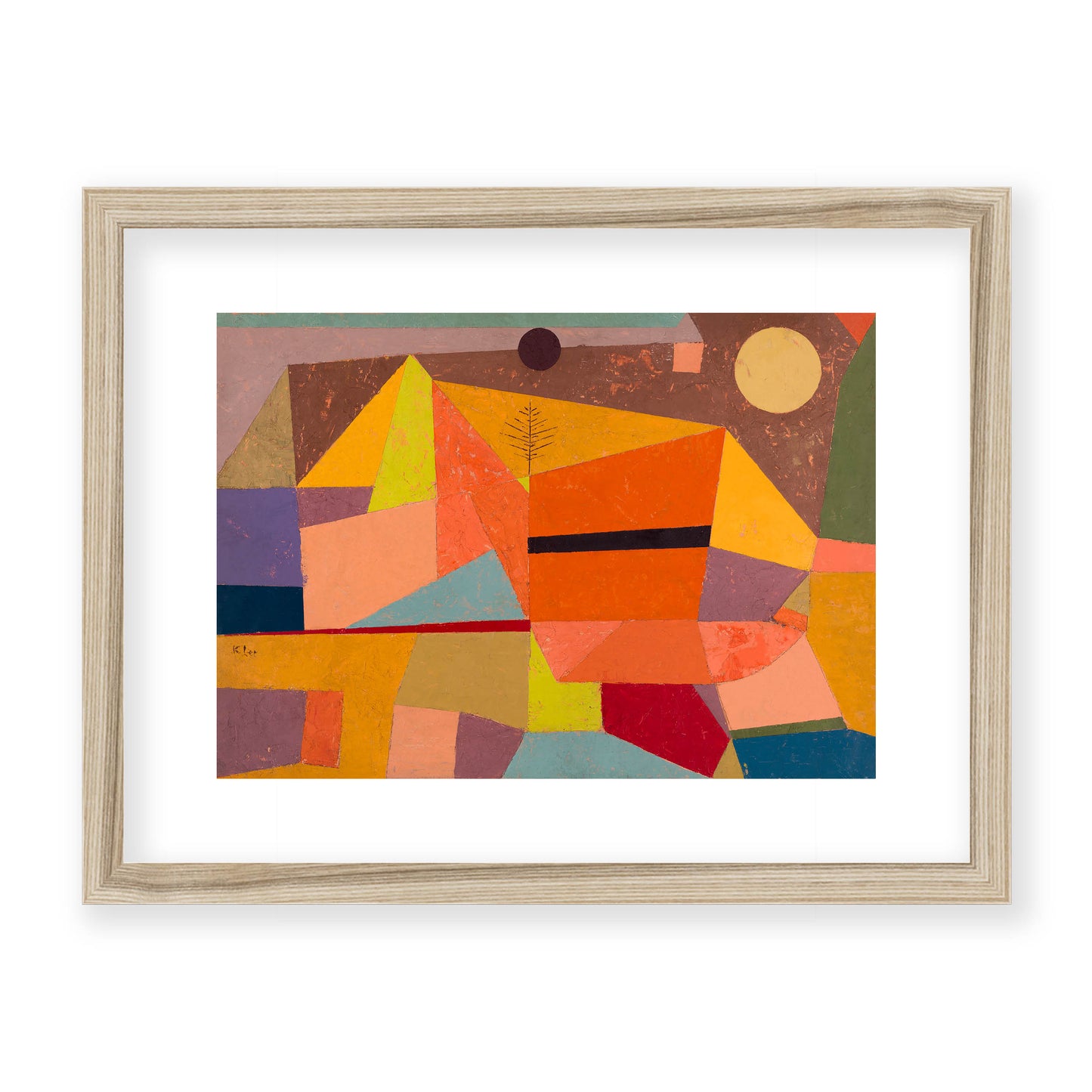 Paul Klee - Joyful Mountain Landscape