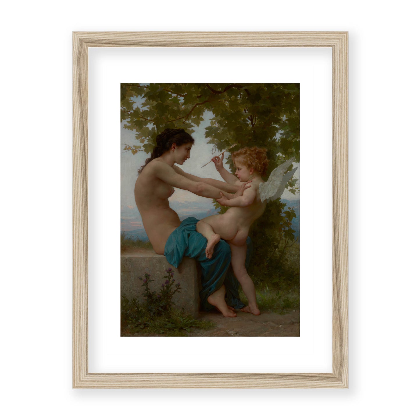 William-Adolphe Bouguereau - A Young Girl Defending Herself against Love