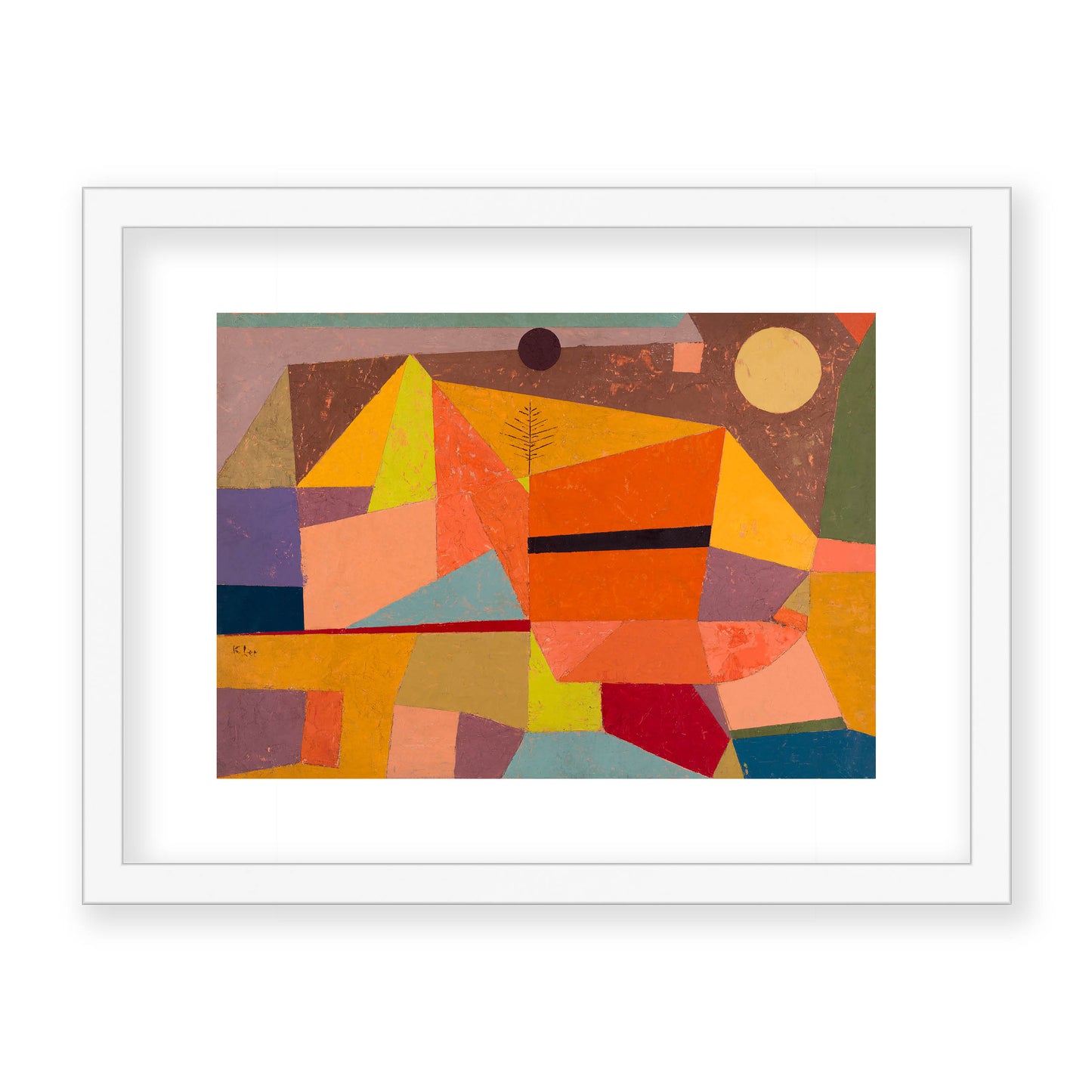 Paul Klee - Joyful Mountain Landscape