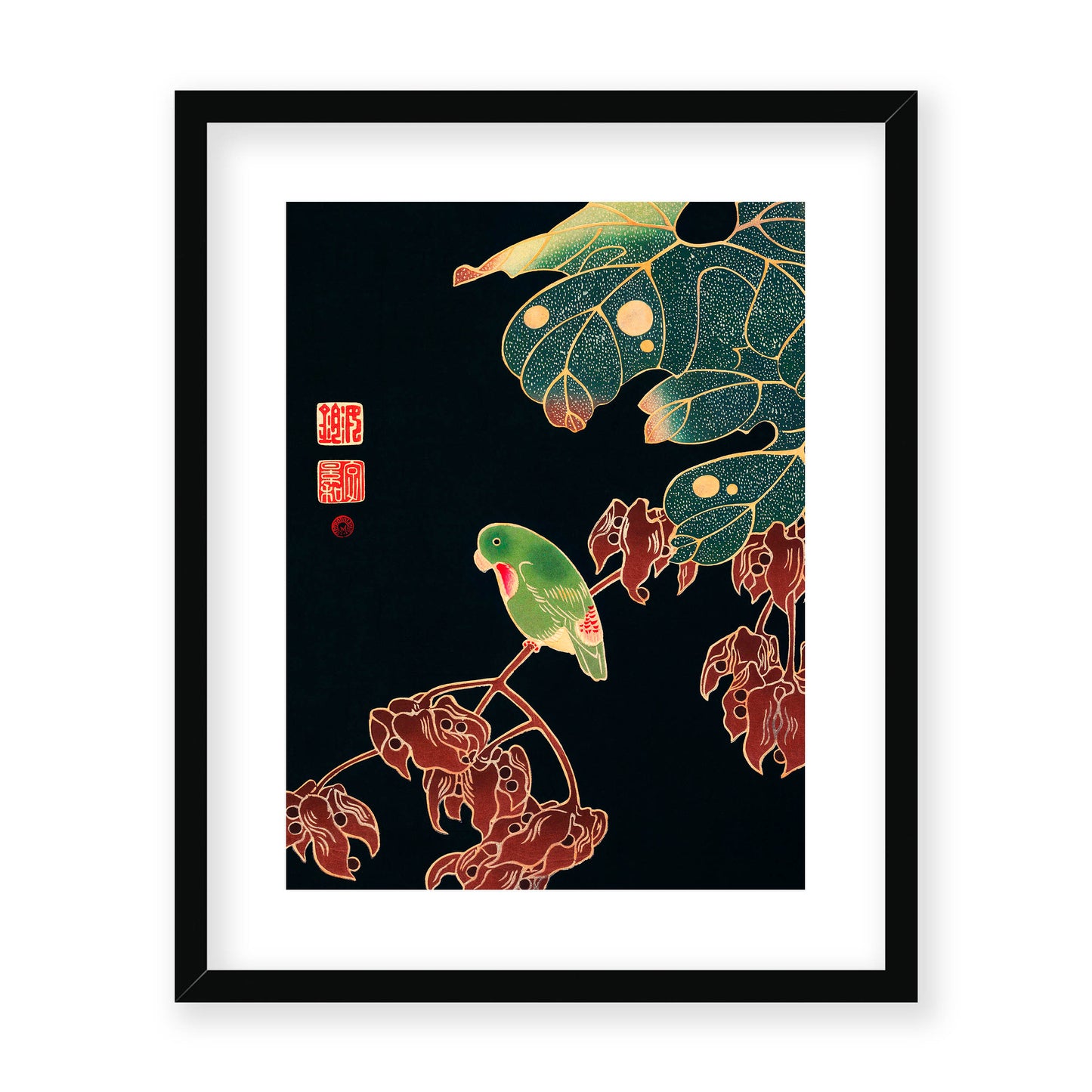 Ito Jakuchu - The Paroquet