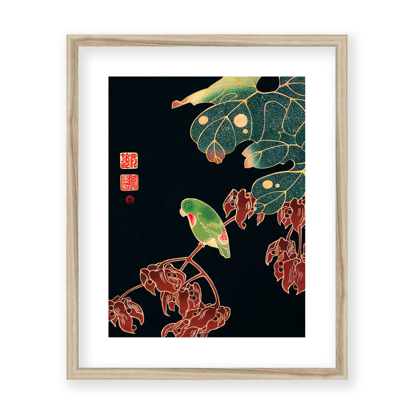 Ito Jakuchu - The Paroquet