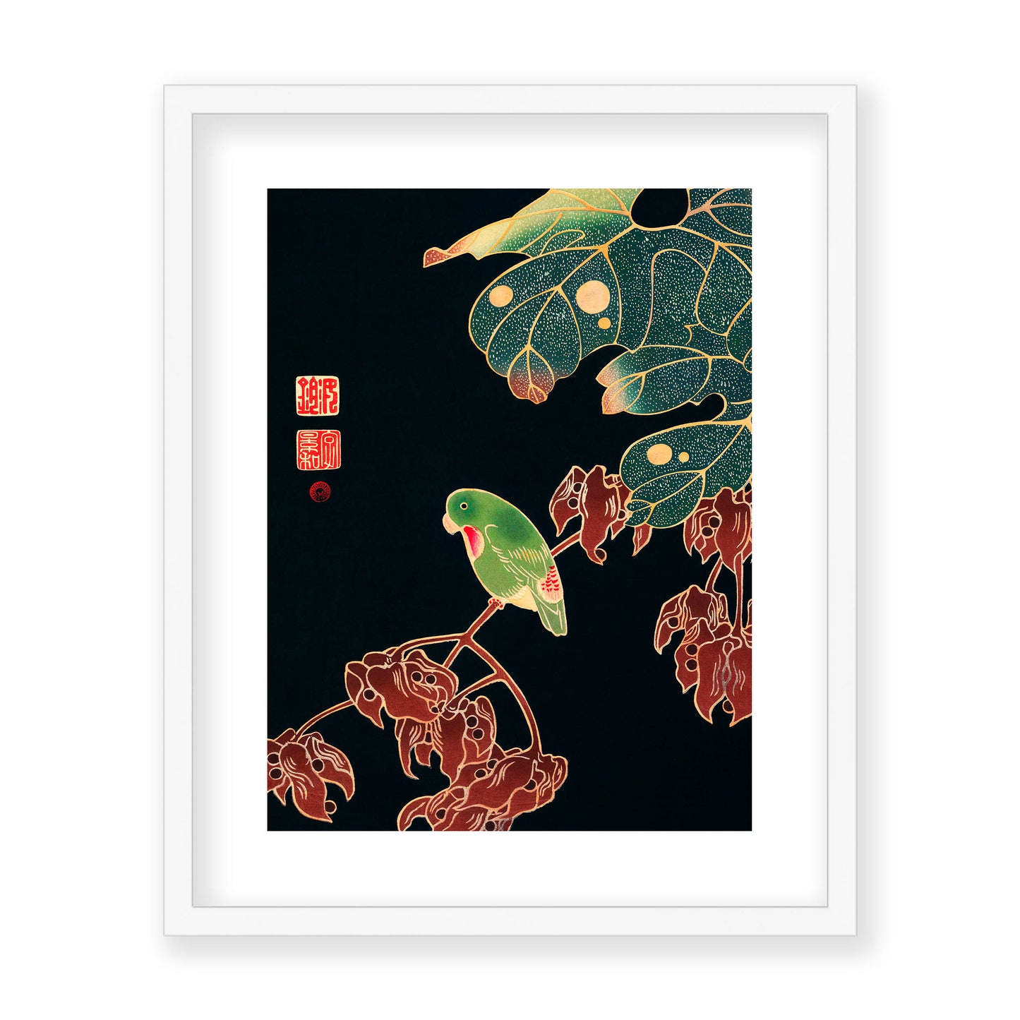 Ito Jakuchu - The Paroquet