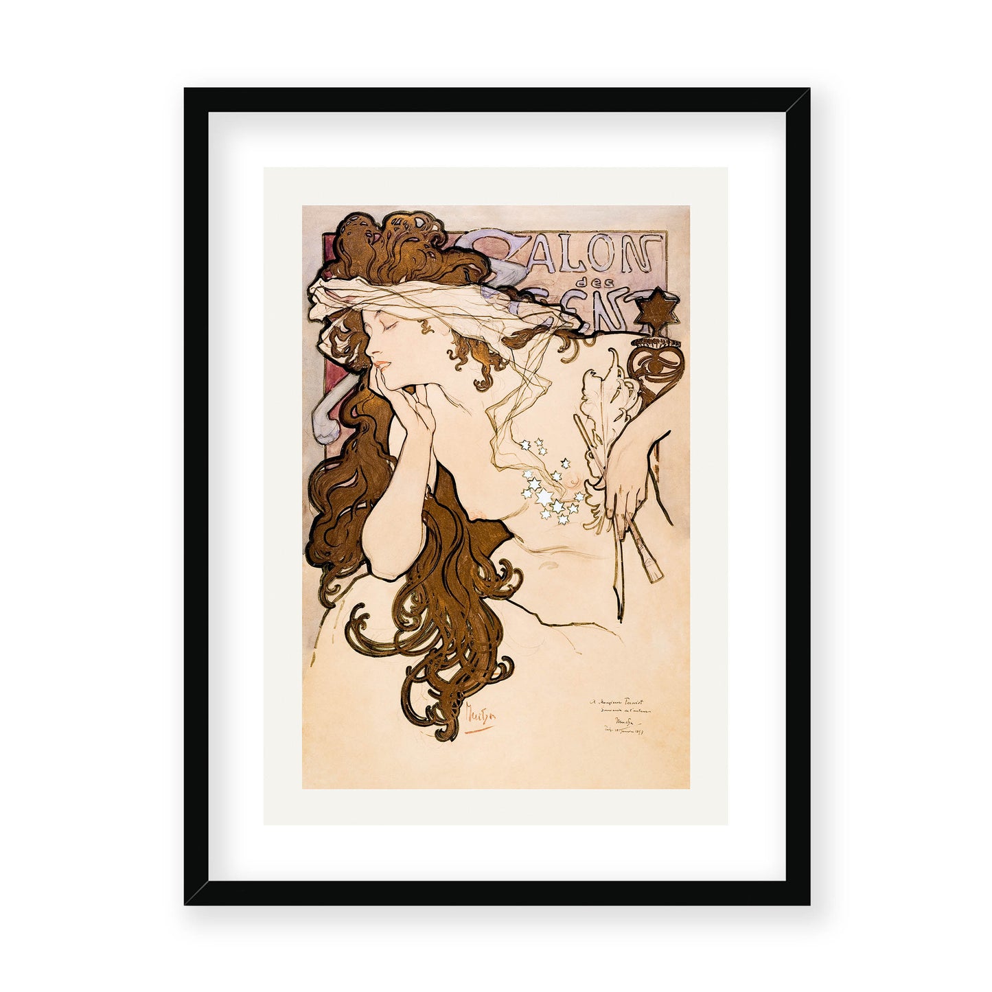 Alphonse Maria Mucha - Salon des Cent poster