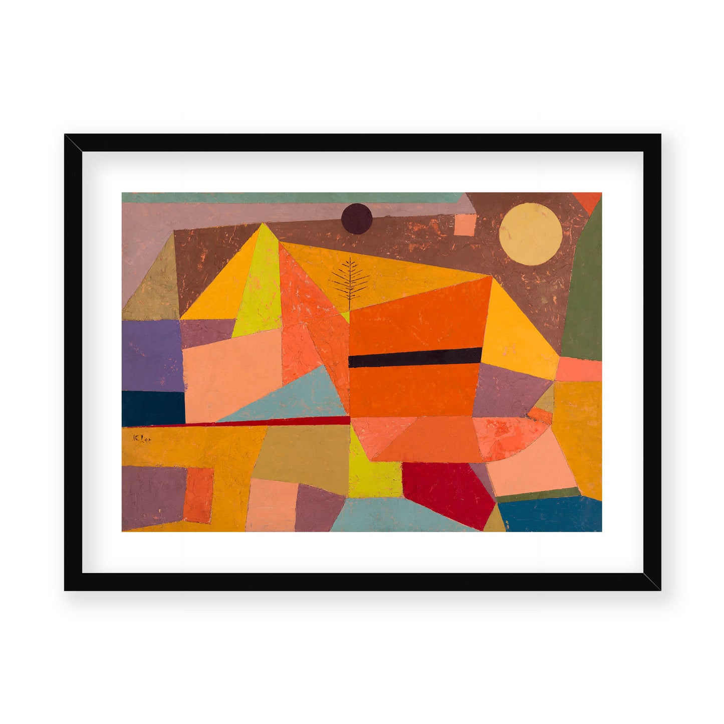 Paul Klee - Joyful Mountain Landscape