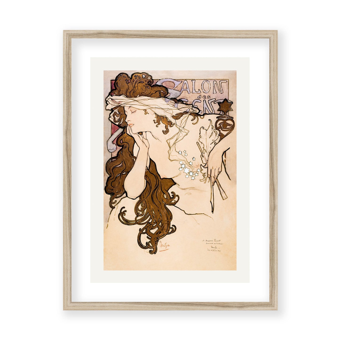 Alphonse Maria Mucha - Salon des Cent poster
