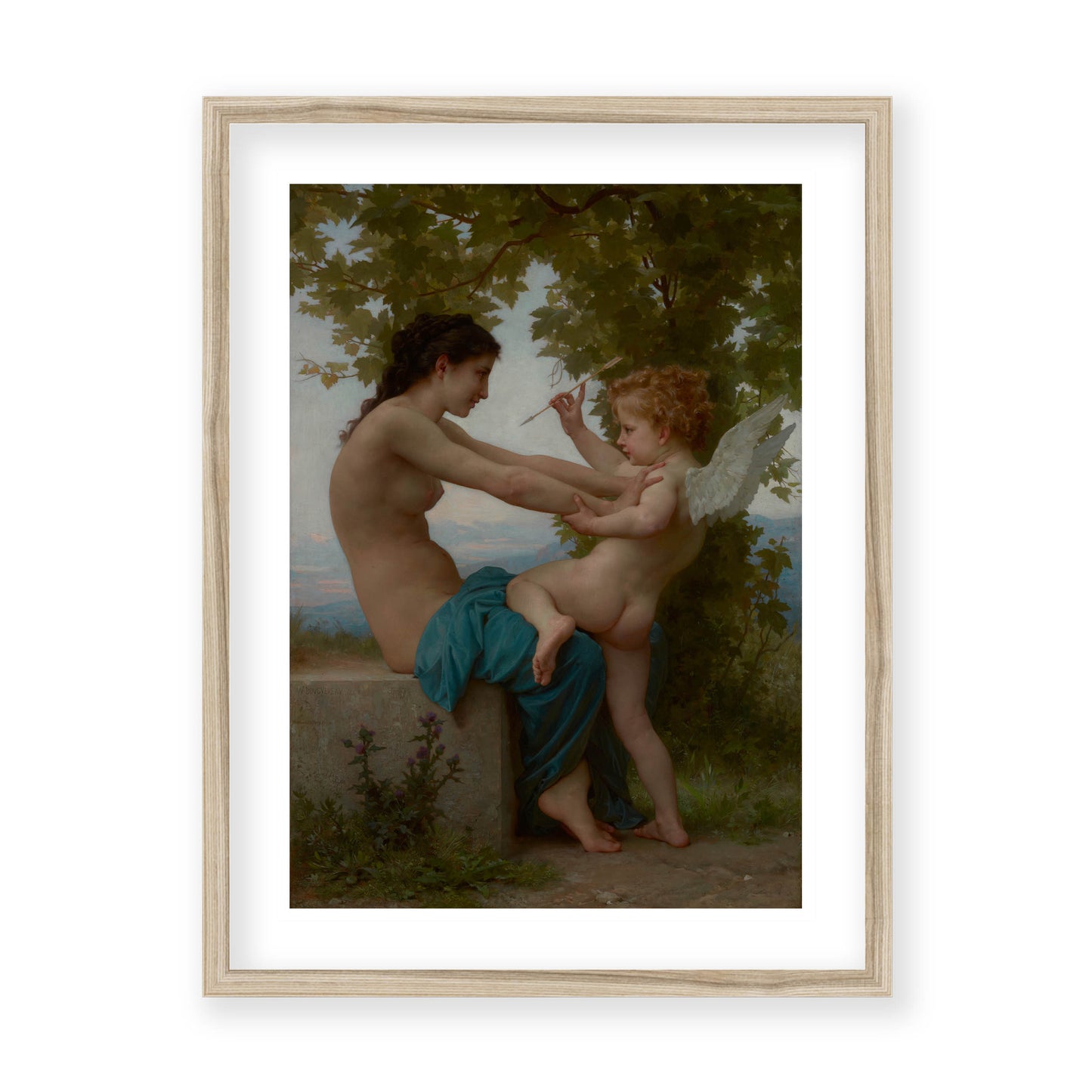 William-Adolphe Bouguereau - A Young Girl Defending Herself against Love