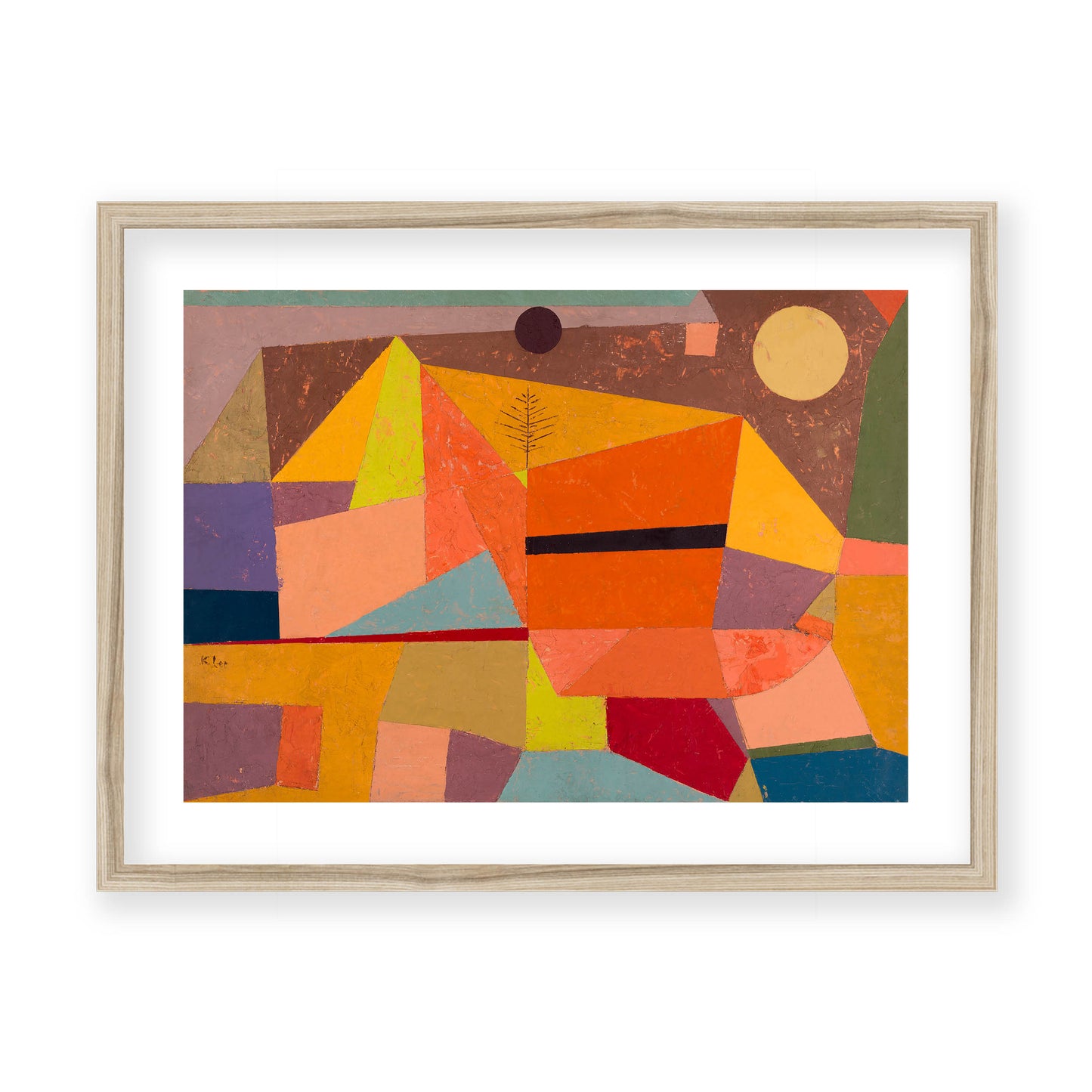 Paul Klee - Joyful Mountain Landscape