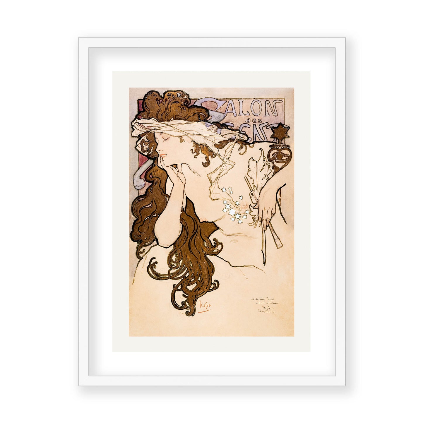 Alphonse Maria Mucha - Salon des Cent poster