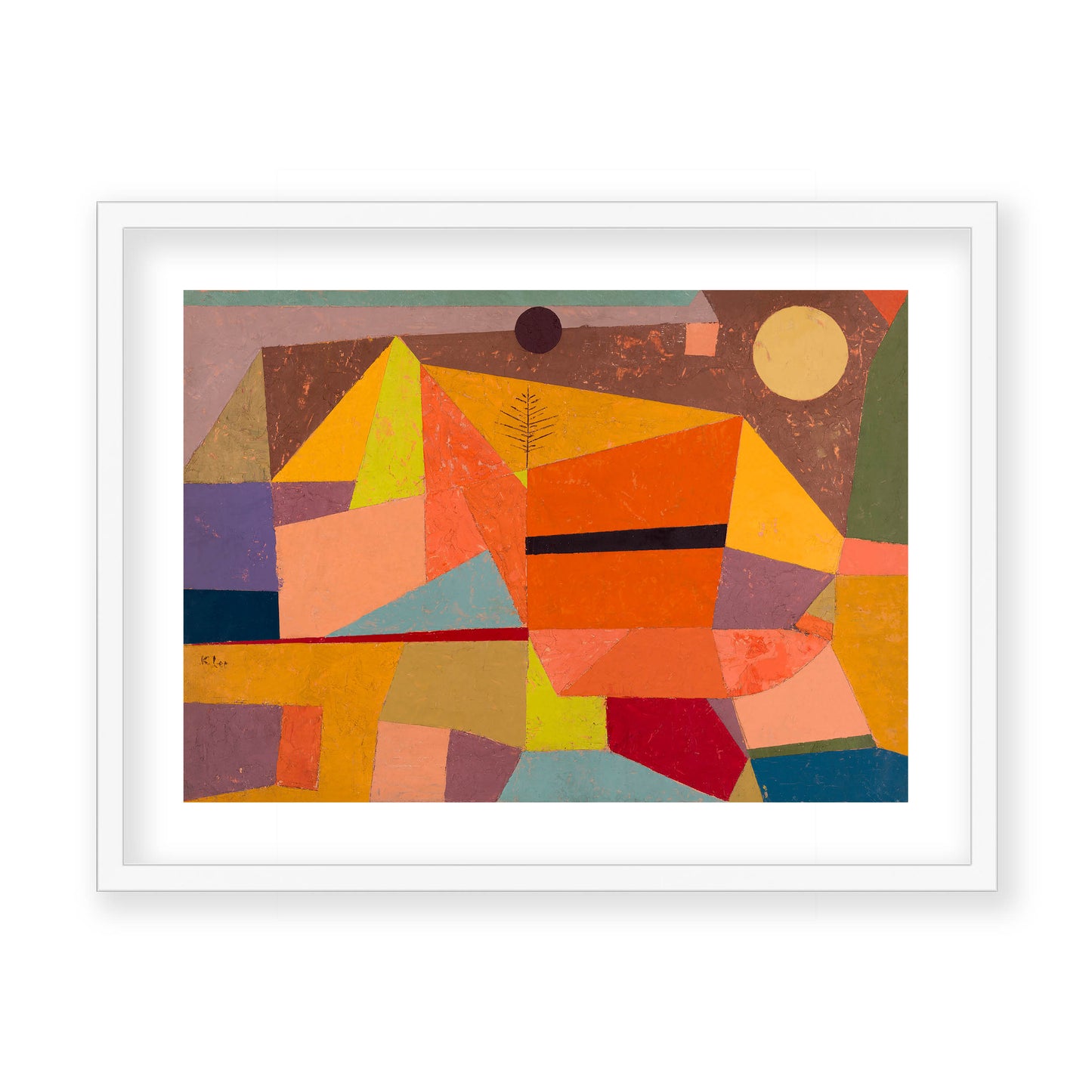 Paul Klee - Joyful Mountain Landscape