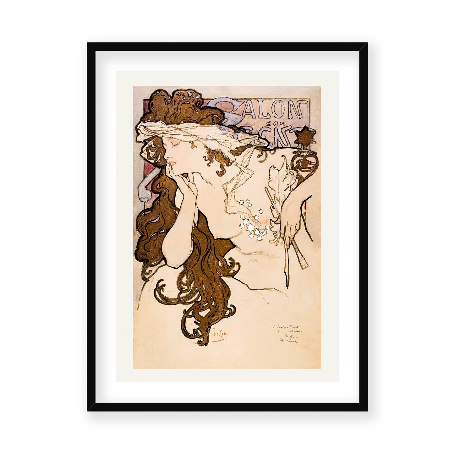 Alphonse Maria Mucha - Salon des Cent poster