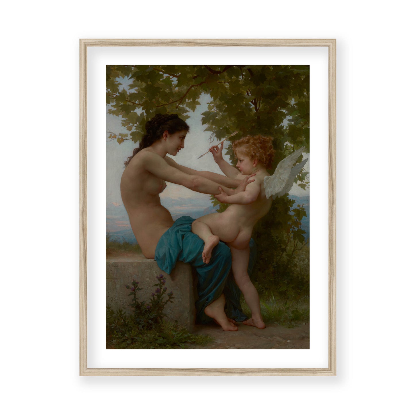 William-Adolphe Bouguereau - A Young Girl Defending Herself against Love