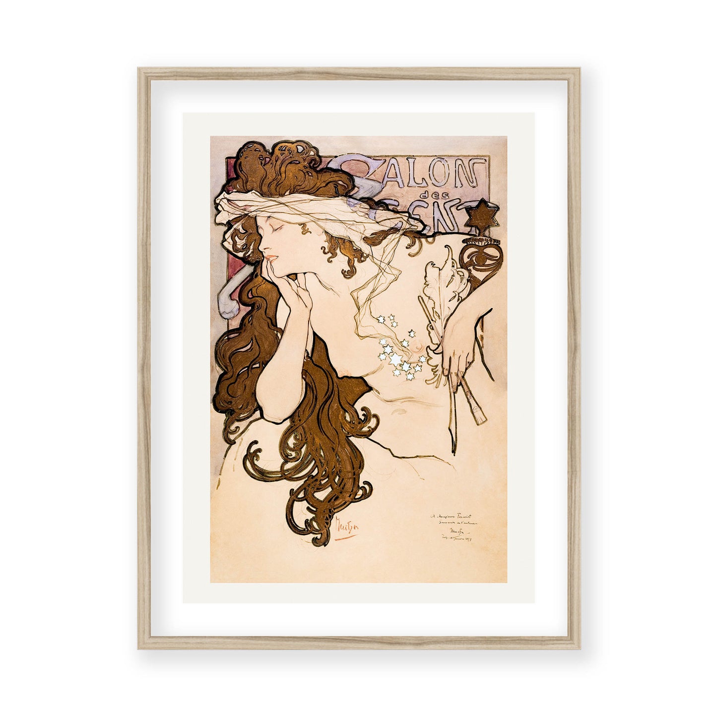 Alphonse Maria Mucha - Salon des Cent poster