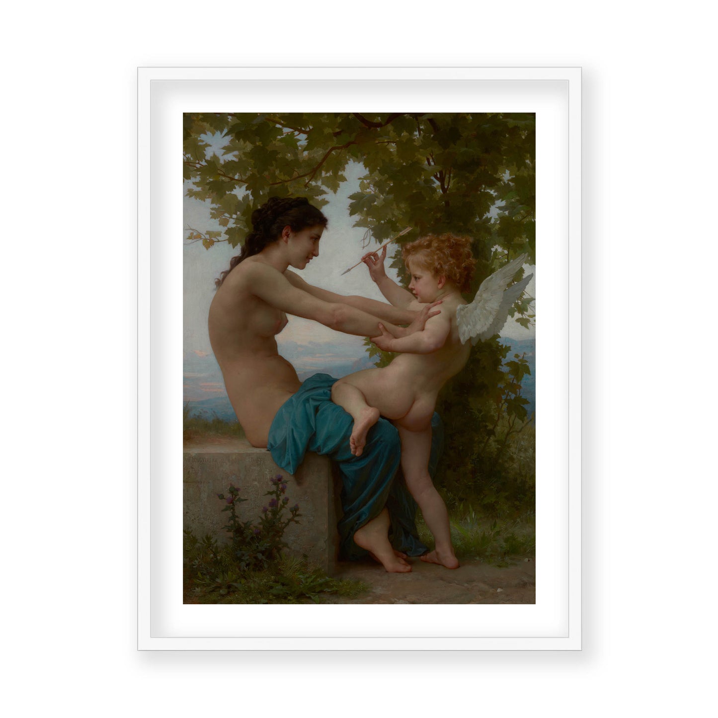 William-Adolphe Bouguereau - A Young Girl Defending Herself against Love