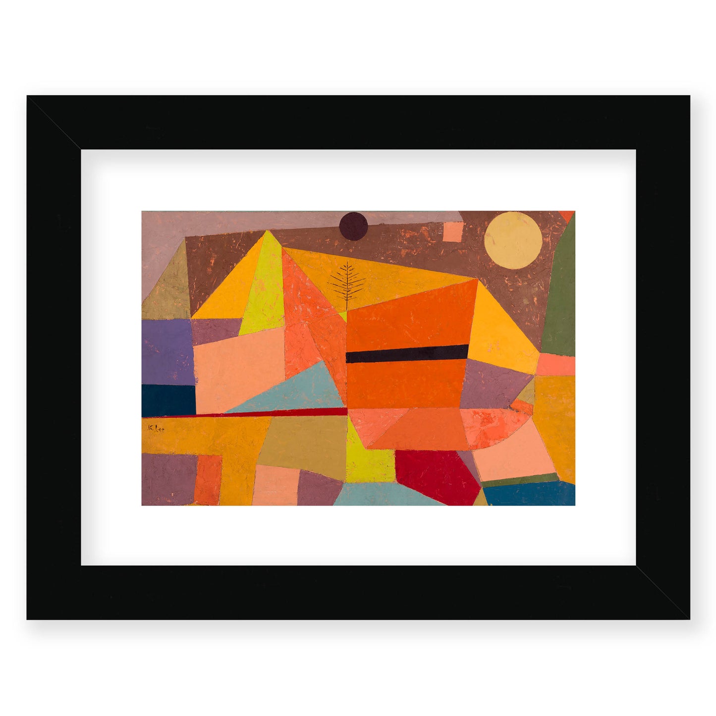 Paul Klee - Joyful Mountain Landscape