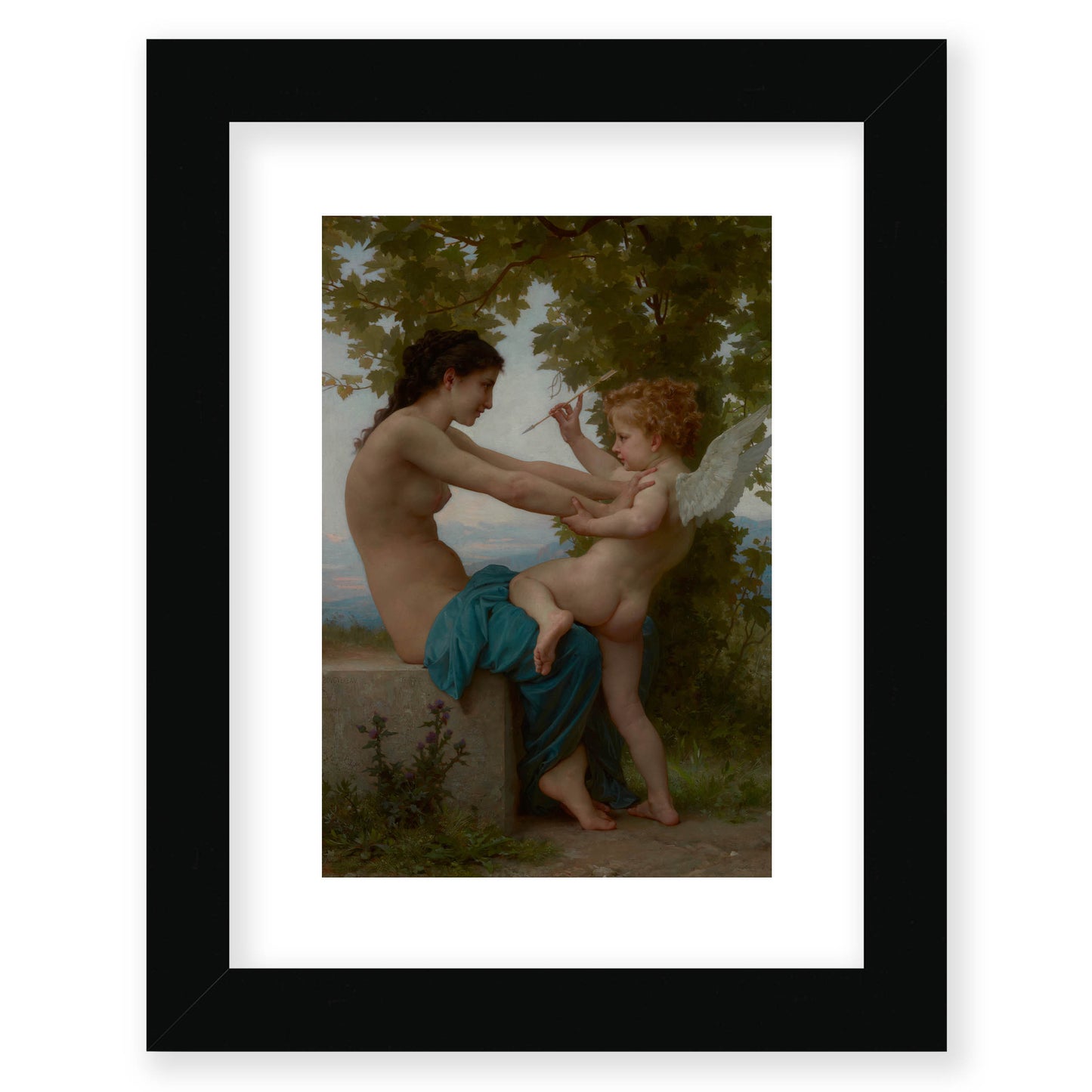 William-Adolphe Bouguereau - A Young Girl Defending Herself against Love