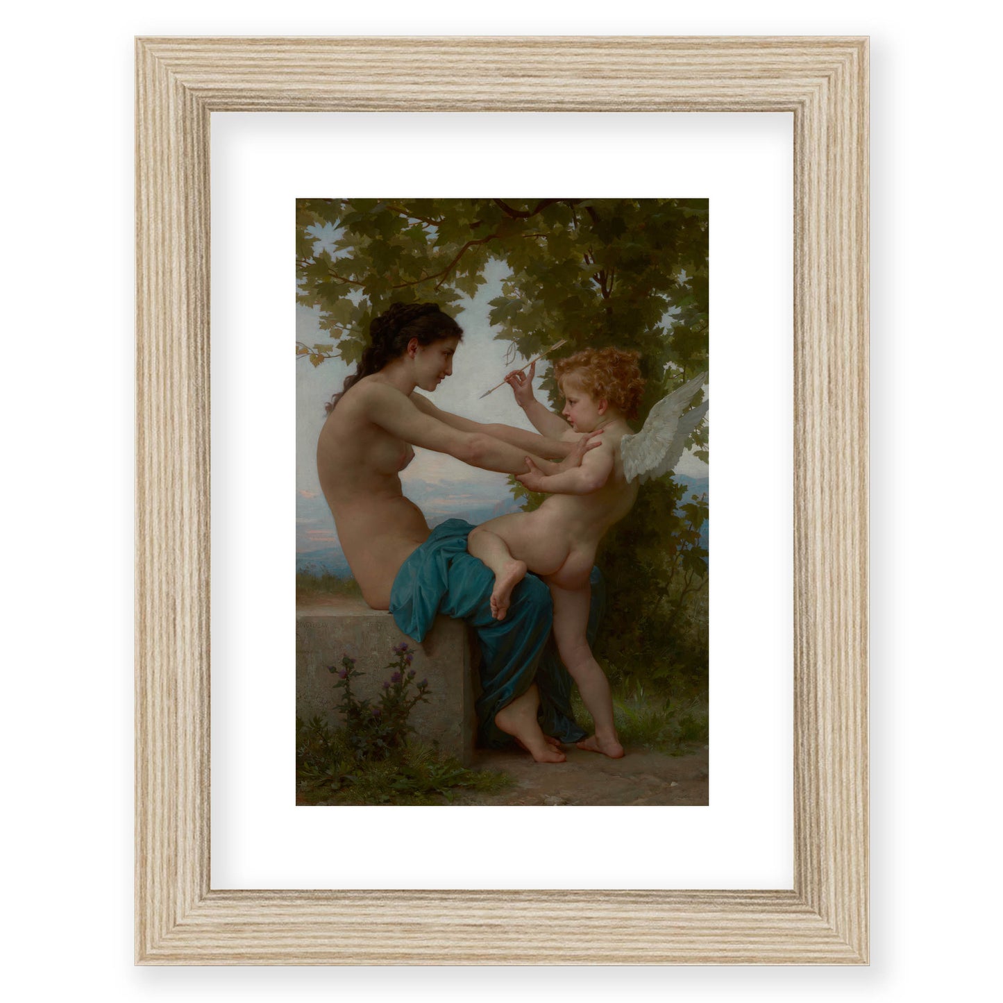 William-Adolphe Bouguereau - A Young Girl Defending Herself against Love