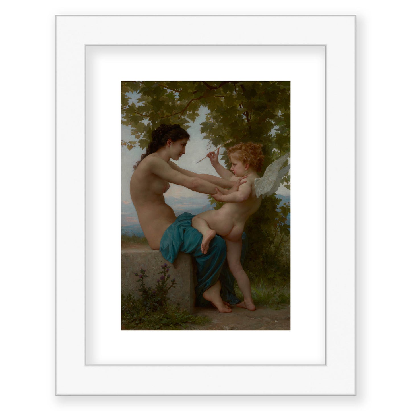 William-Adolphe Bouguereau - A Young Girl Defending Herself against Love