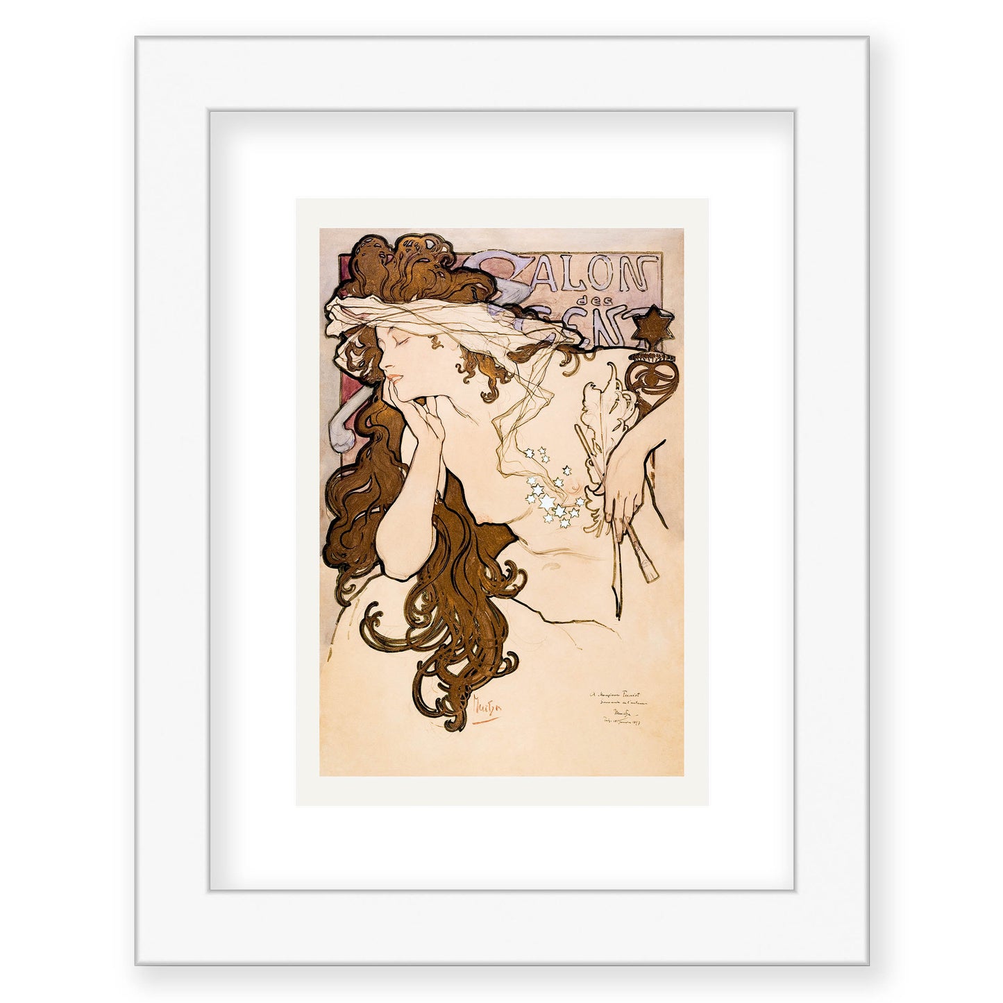 Alphonse Maria Mucha - Salon des Cent poster