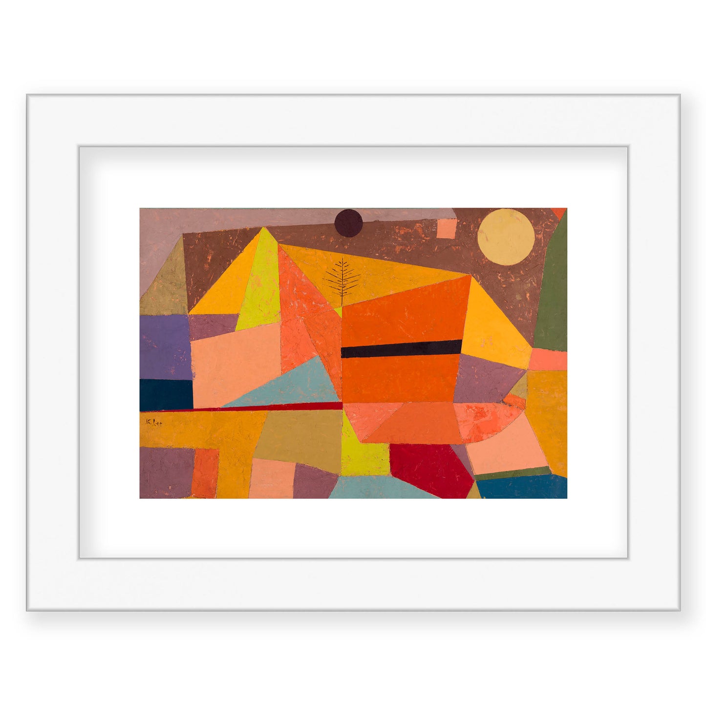 Paul Klee - Joyful Mountain Landscape