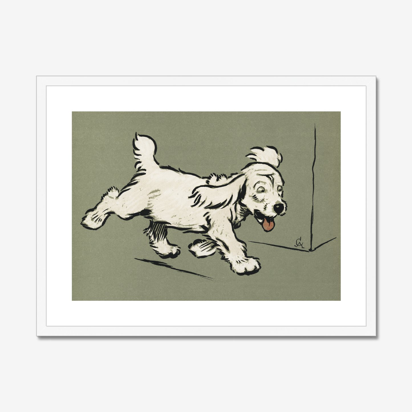 Cecil Aldin - From The White Puppy Book