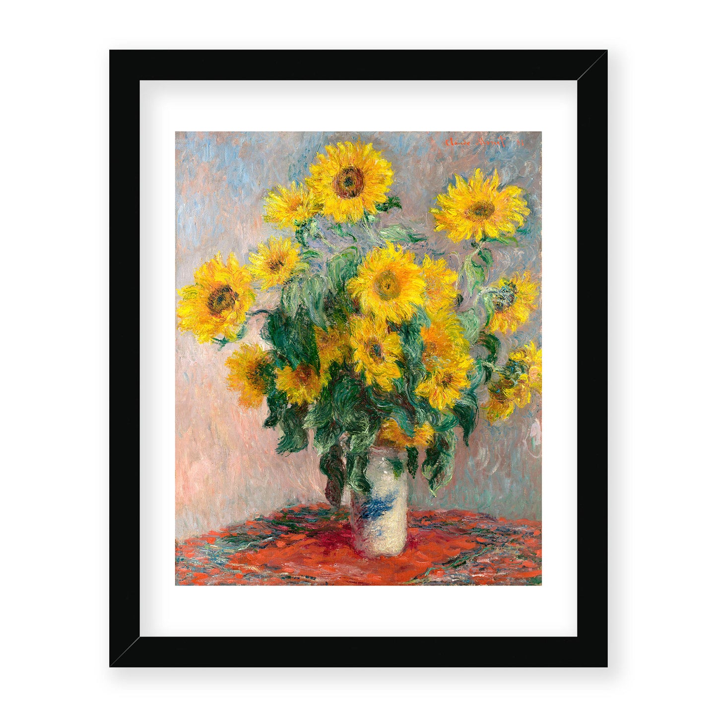 Claude Monet - Bouquet of Sunflowers