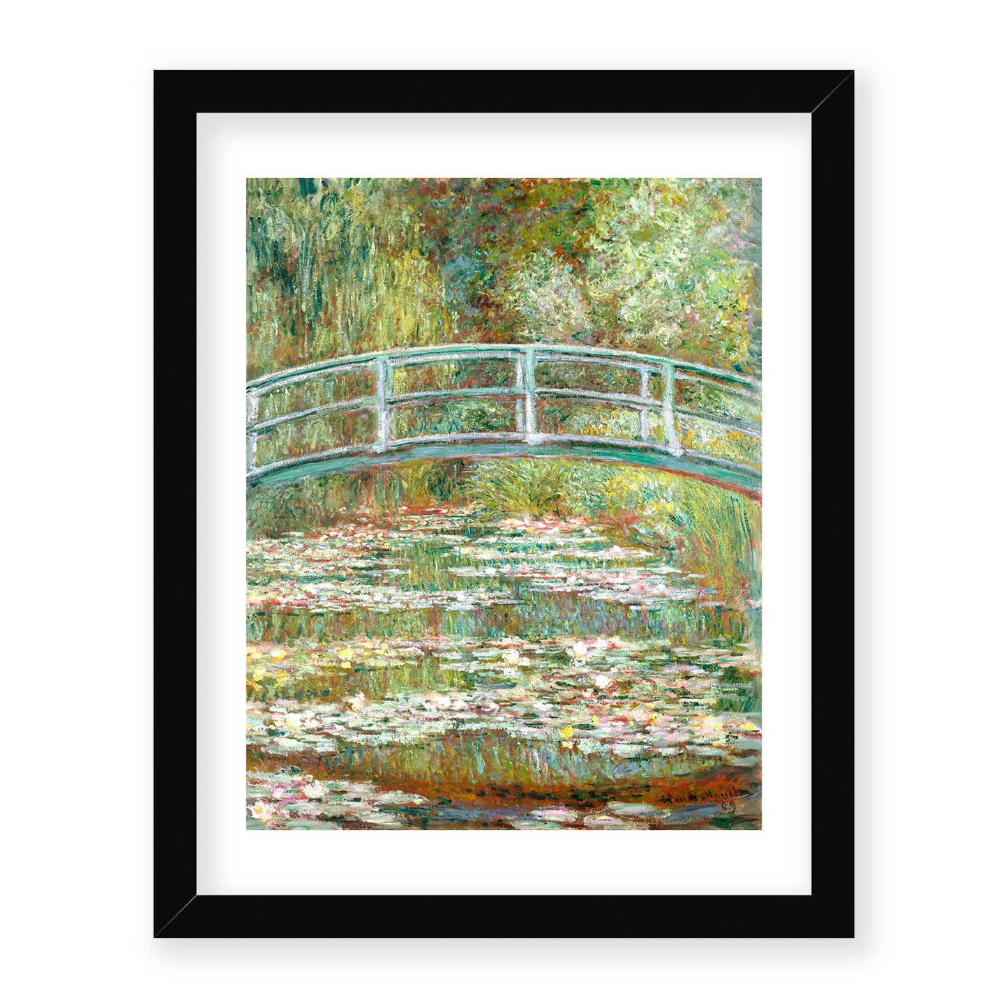 Claude Monet - Bridge over a Pond of Water Lilies