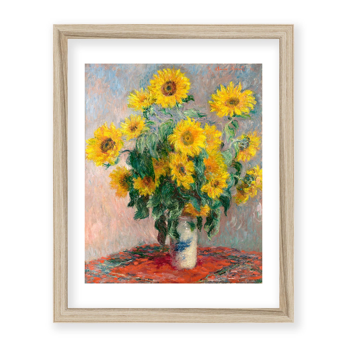 Claude Monet - Bouquet of Sunflowers