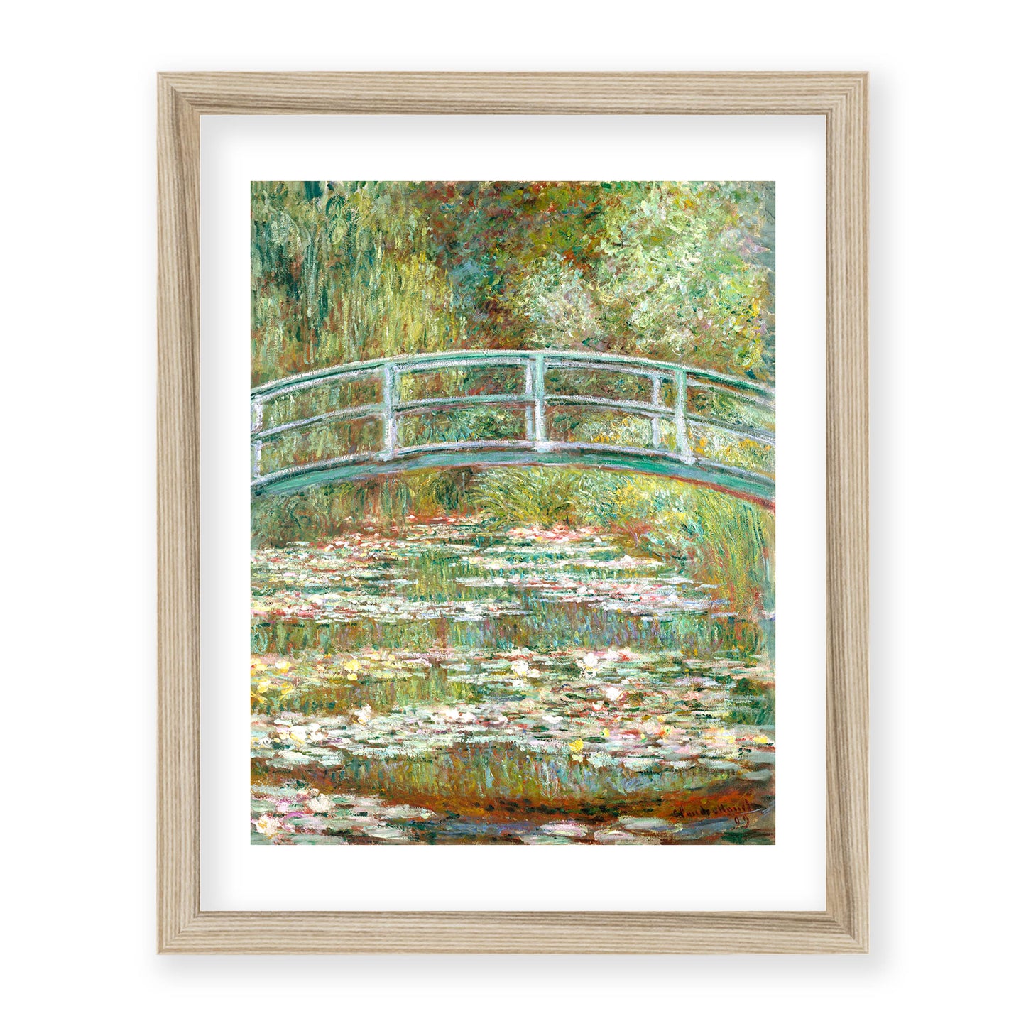 Claude Monet - Bridge over a Pond of Water Lilies