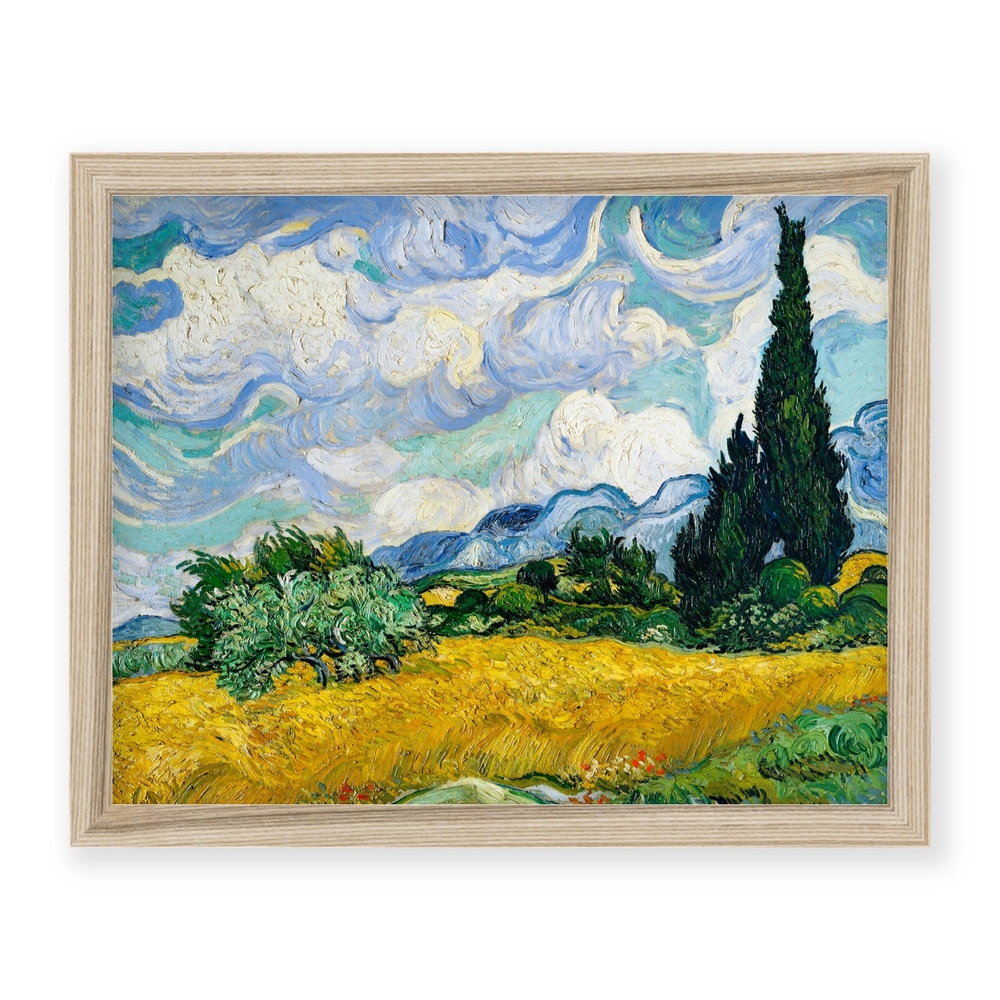 Vincent Van Gogh - Wheat Field with Cypresses