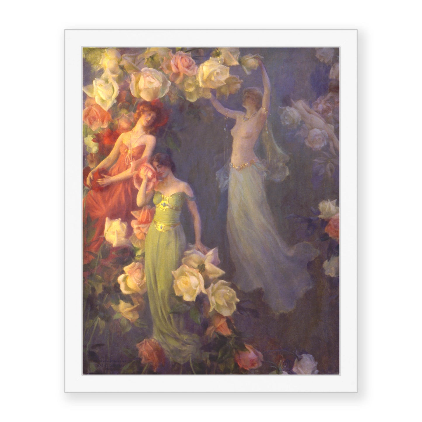 Charles C. Curran - The Perfume of Roses