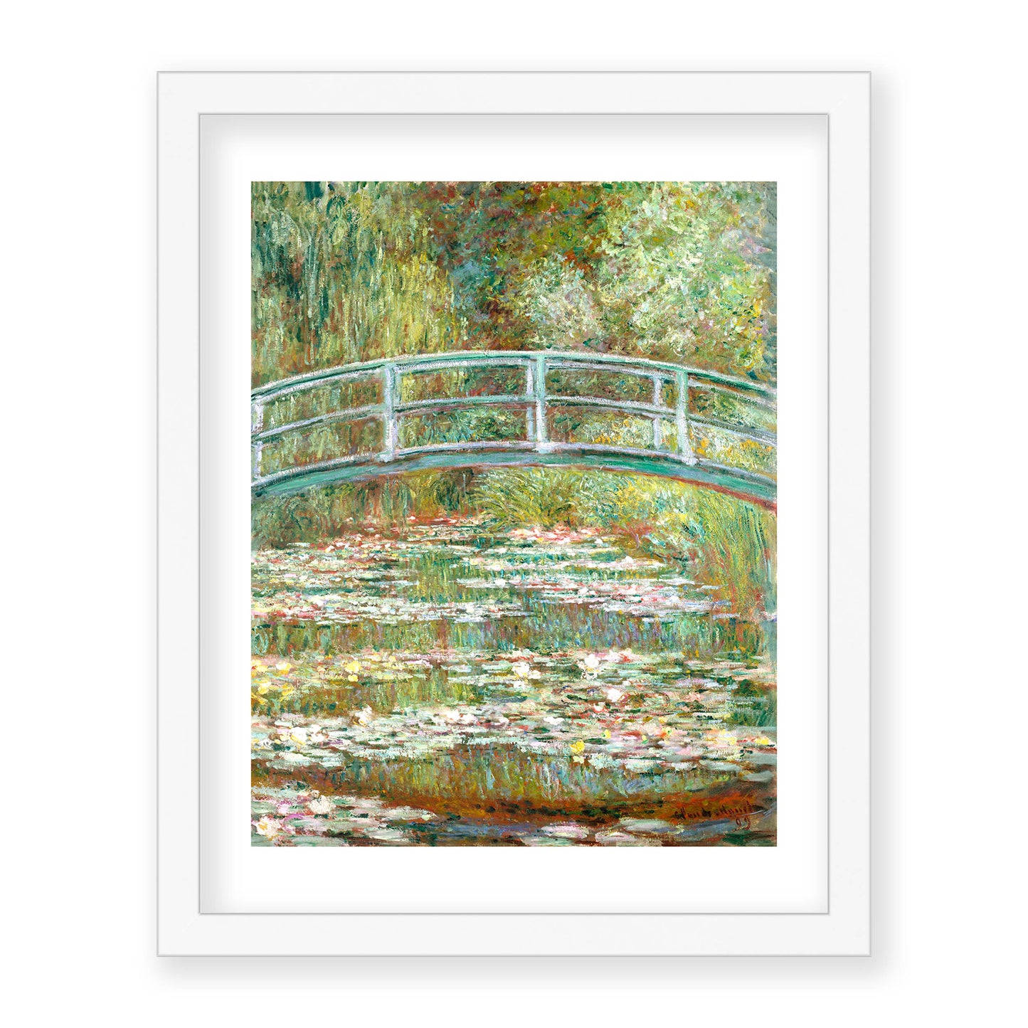 Claude Monet - Bridge over a Pond of Water Lilies