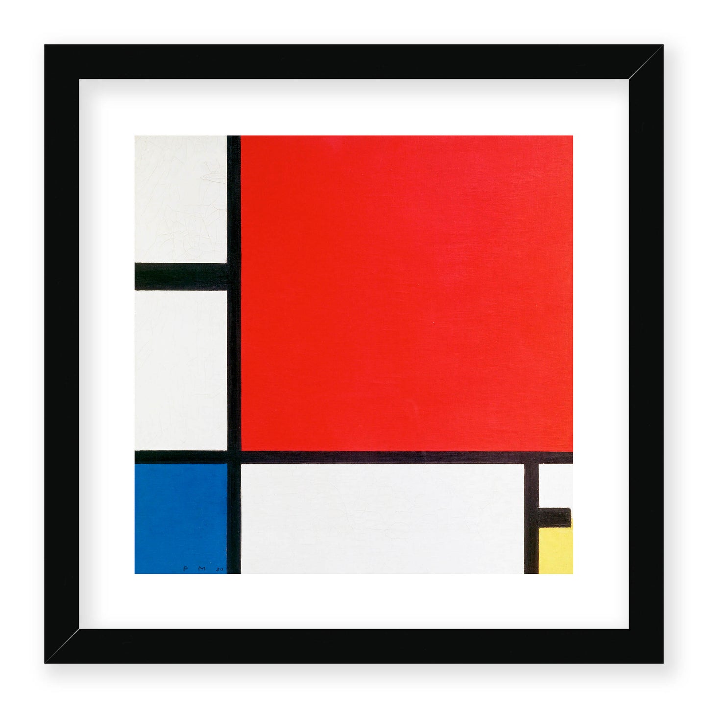 Piet Mondrian - Composition with Red, Blue, and Yellow