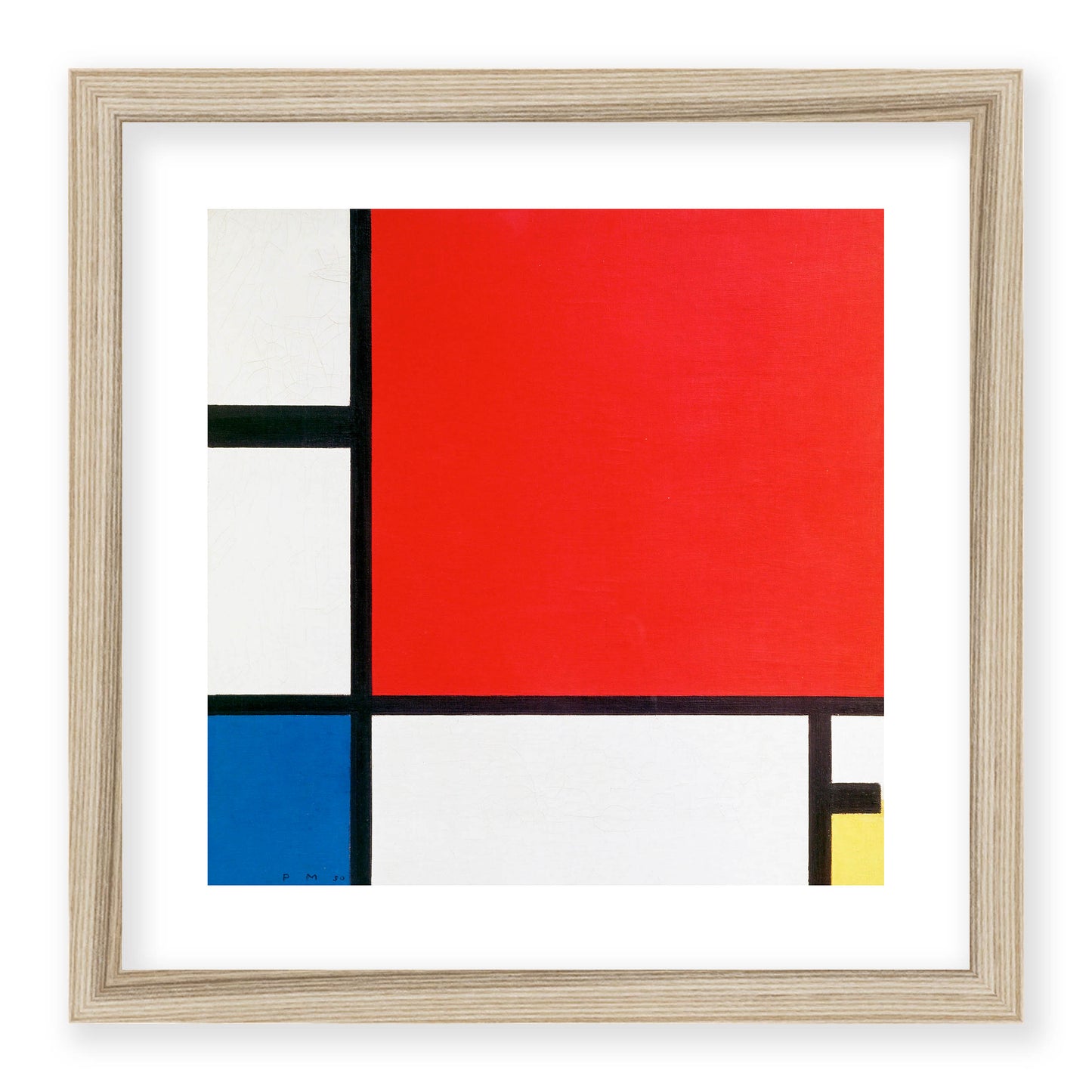 Piet Mondrian - Composition with Red, Blue, and Yellow