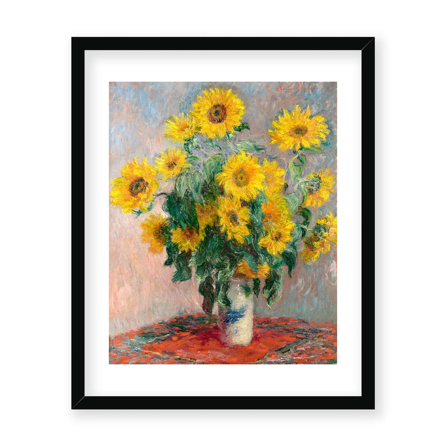 Claude Monet - Bouquet of Sunflowers