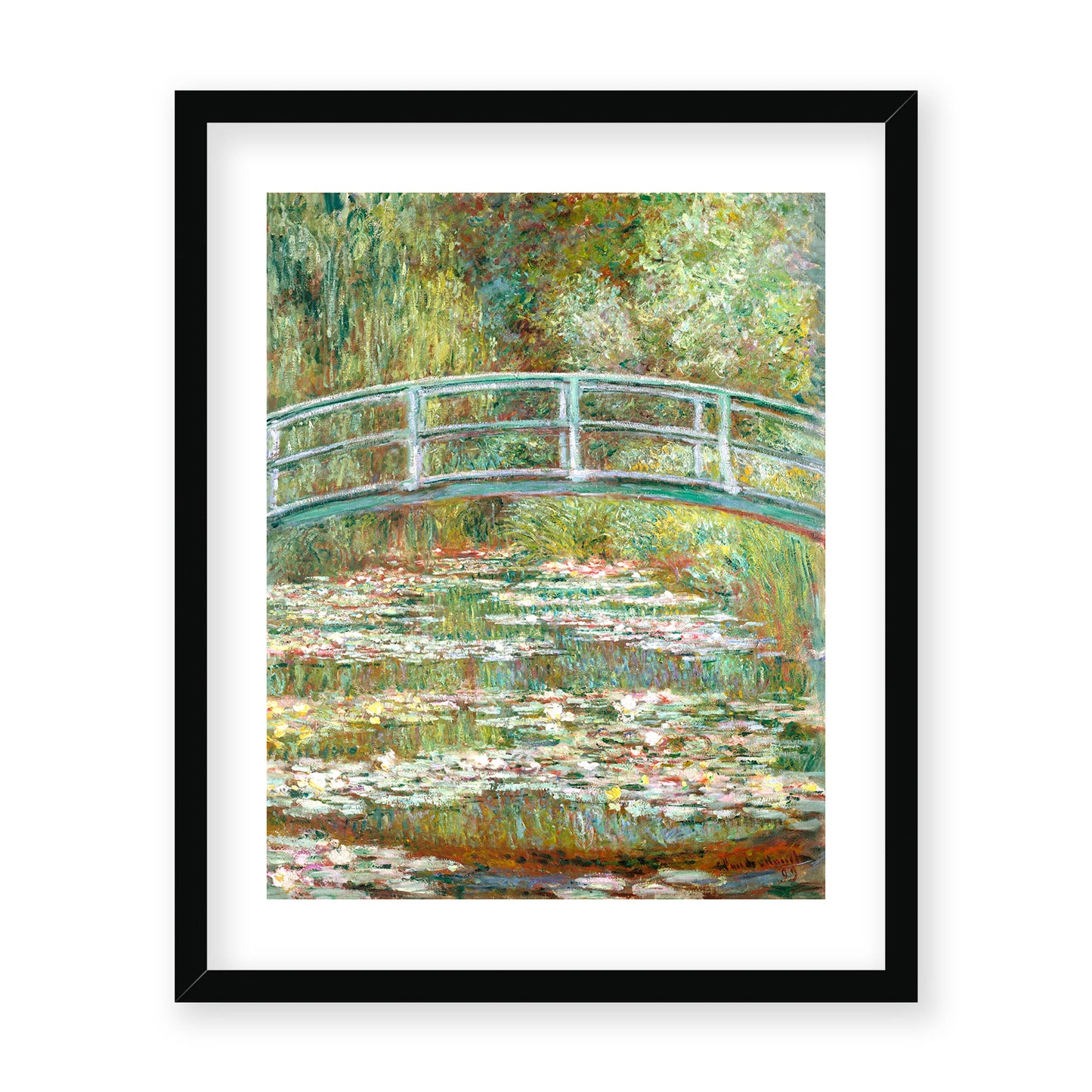 Claude Monet - Bridge over a Pond of Water Lilies