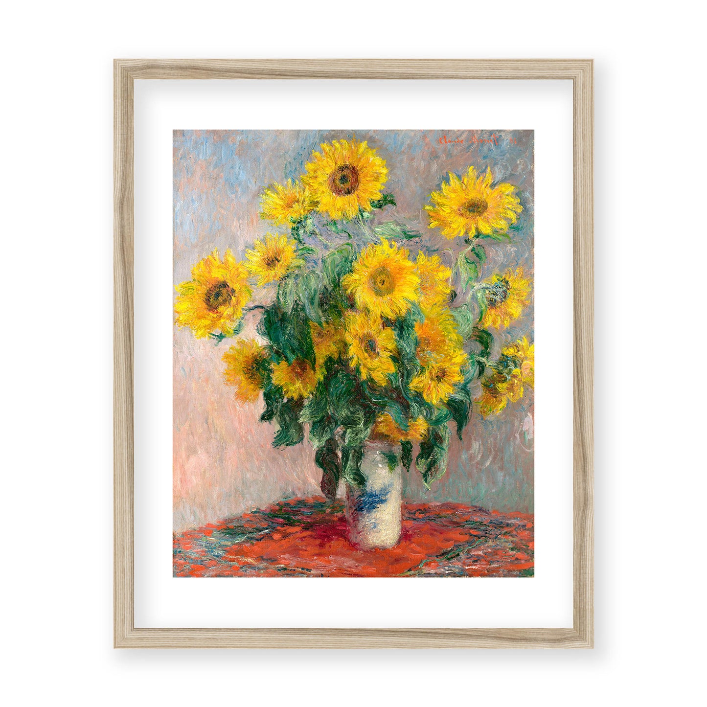 Claude Monet - Bouquet of Sunflowers