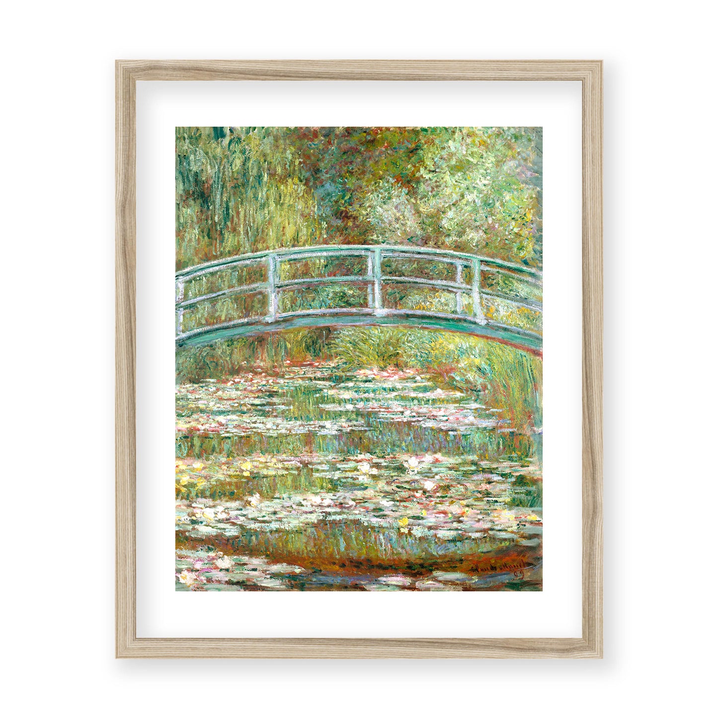 Claude Monet - Bridge over a Pond of Water Lilies