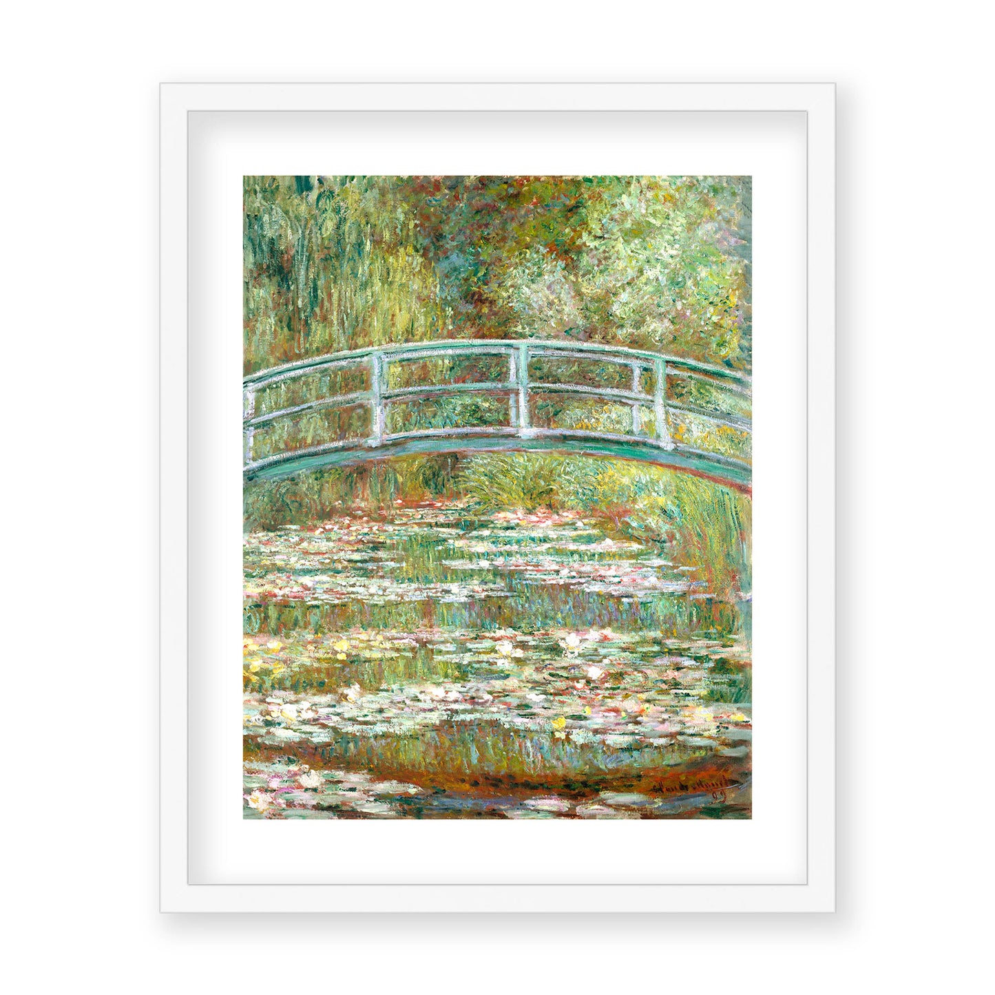 Claude Monet - Bridge over a Pond of Water Lilies