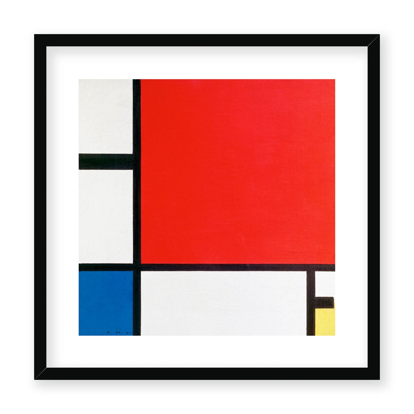 Piet Mondrian - Composition with Red, Blue, and Yellow