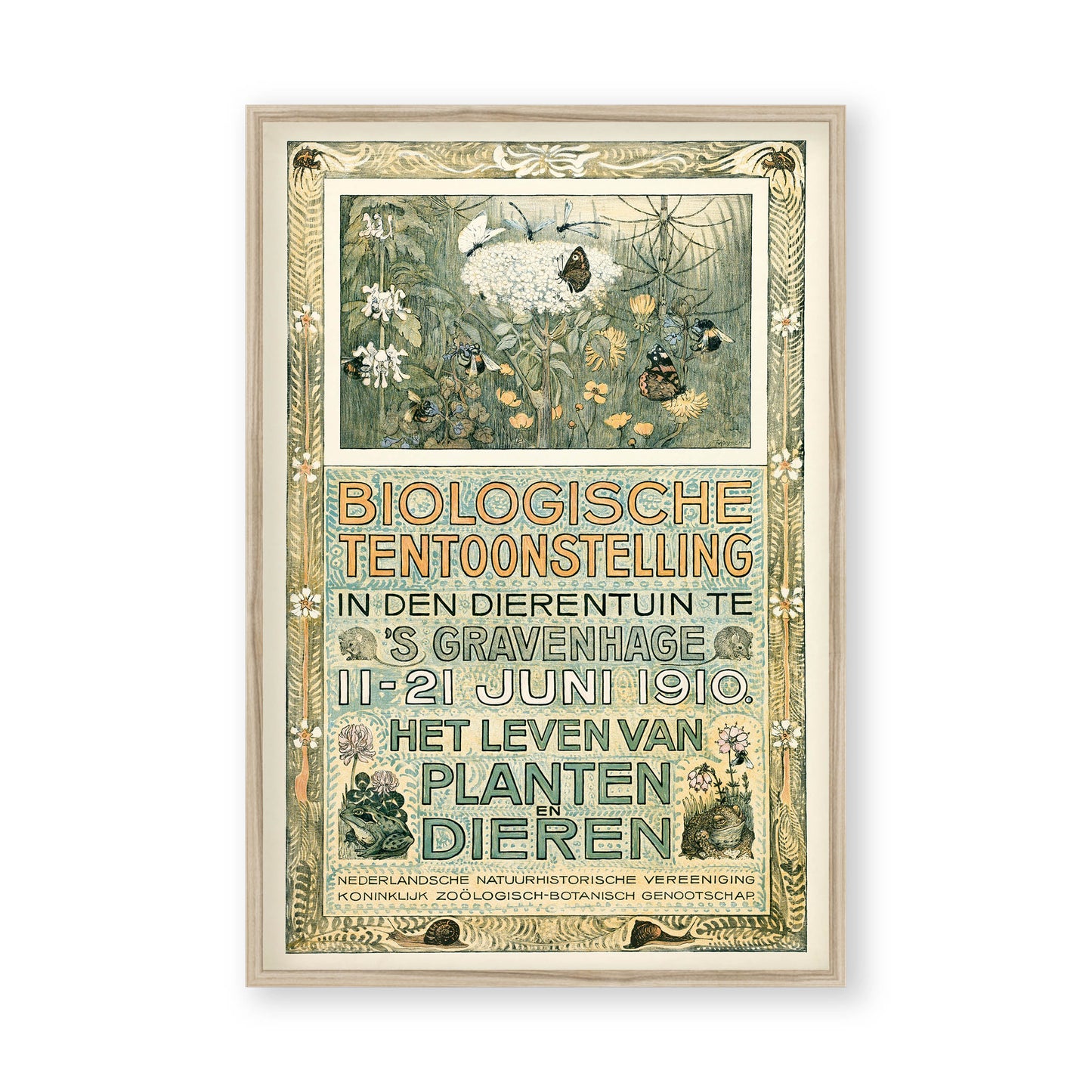 Theo van Hoytema - Poster of the Biological Exhibition