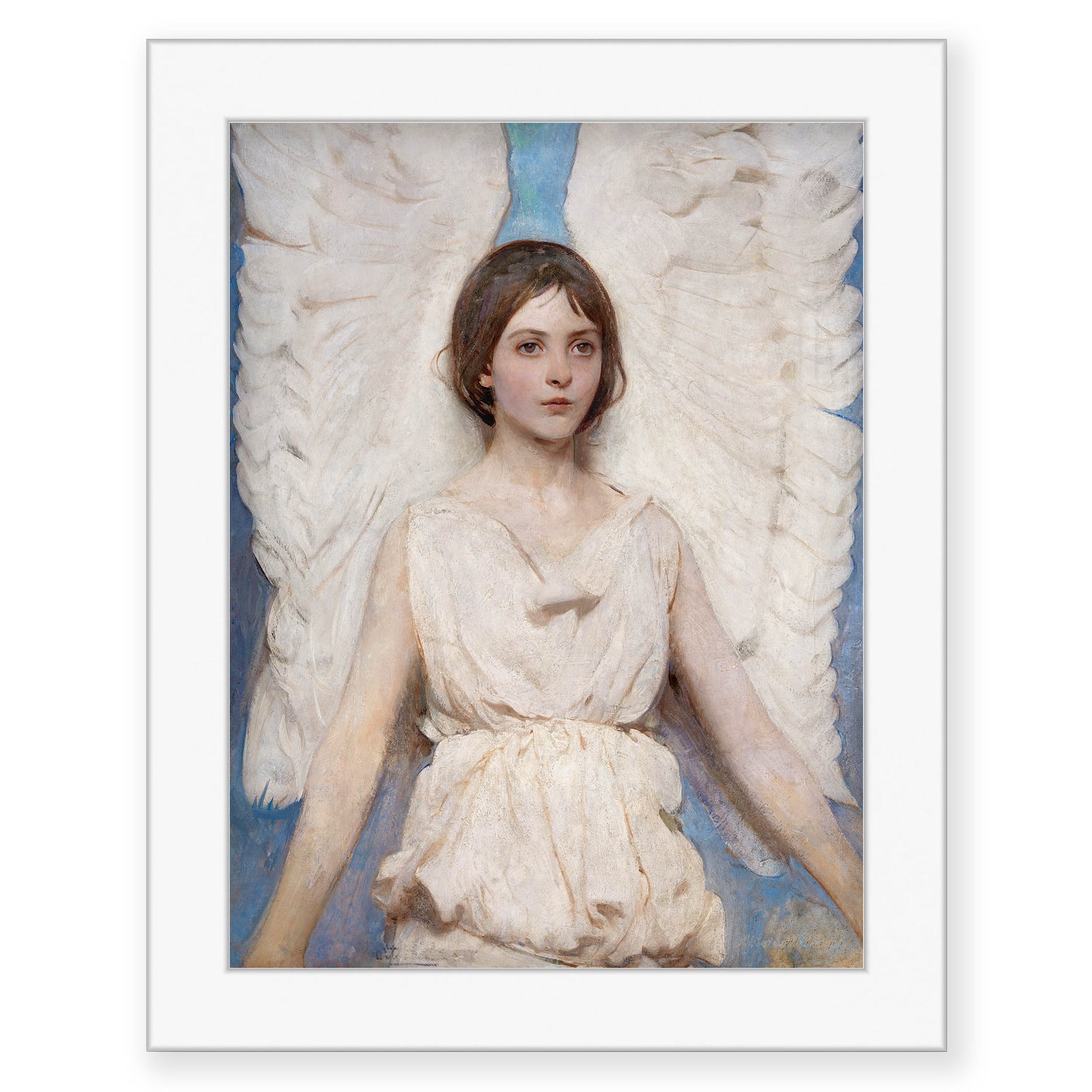 Abbott Handerson Thayer - Angel. White Famed Print