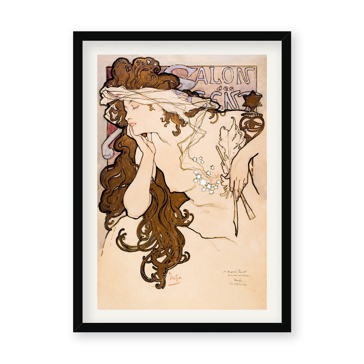 Alphonse Maria Mucha - Salon des Cent poster